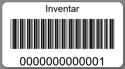 Inventaretiketten 45x25mm PE-Etiketten weiß Inventar