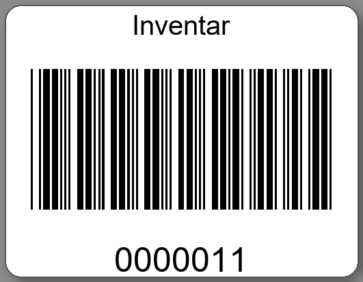 Inventaretiketten 45x35mm PE-Etiketten weiß Inventar