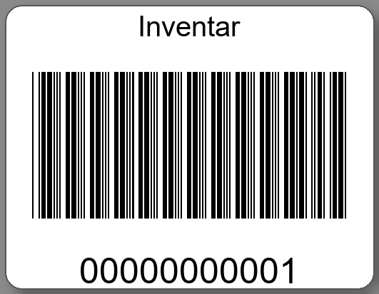 Inventaretiketten 45x35mm PE-Etiketten weiß Inventar