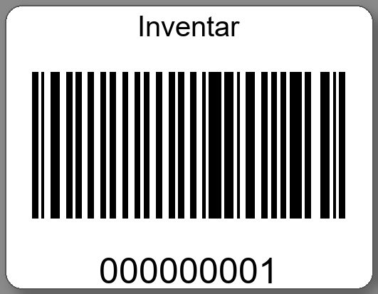 Inventaretiketten 45x35mm PE-Etiketten weiß Inventar