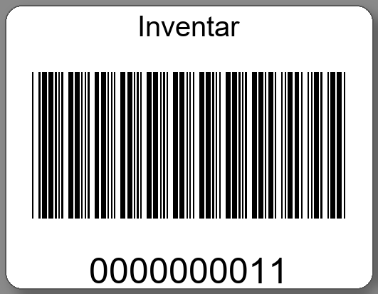 Inventaretiketten 45x35mm PE-Etiketten weiß Inventar
