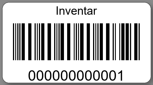 Inventaretiketten 45x25mm PE-Etiketten weiß Inventar