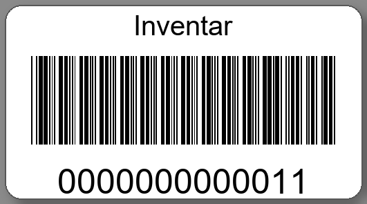 Inventaretiketten 45x25mm PE-Etiketten weiß Inventar