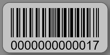 Warenetiketten 30x15mm PET-Etiketten silber matt