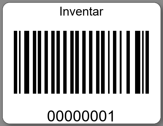 Inventaretiketten 45x35mm PE-Etiketten weiß Inventar