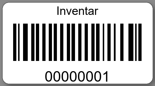 Inventaretiketten 45x25mm PE-Etiketten weiß Inventar