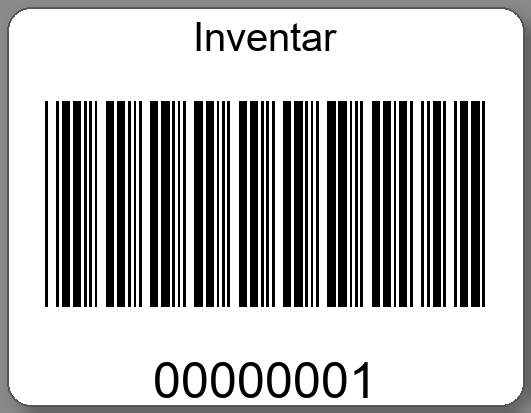 Inventaretiketten 45x35mm PE-Etiketten weiß Inventar