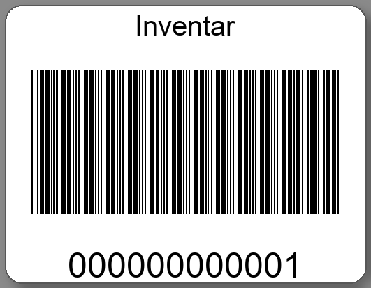 Inventaretiketten 45x35mm PE-Etiketten weiß Inventar