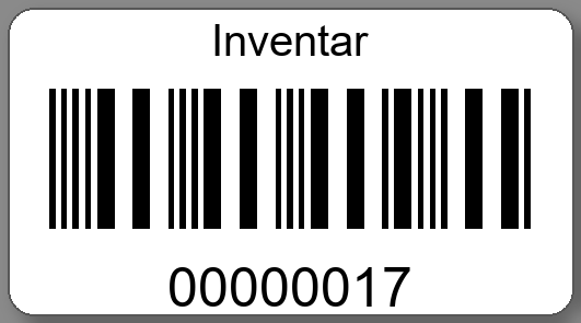 Inventaretiketten 45x25mm PE-Etiketten weiß Inventar