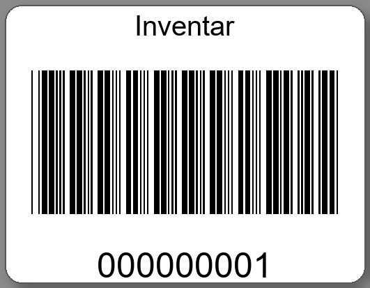Inventaretiketten 45x35mm PE-Etiketten weiß Inventar