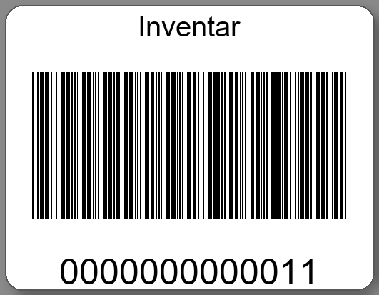 Inventaretiketten 45x35mm PE-Etiketten weiß Inventar