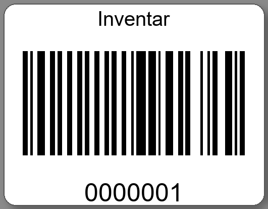 Inventaretiketten 45x35mm PE-Etiketten weiß Inventar