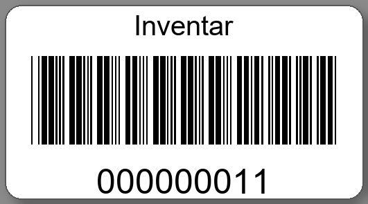 Inventaretiketten 45x25mm PE-Etiketten weiß Inventar