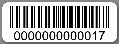 Warenetiketten 40x15mm PE-Etiketten weiß