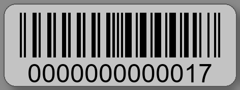 Warenetiketten 40x15mm PET-Etiketten silber matt