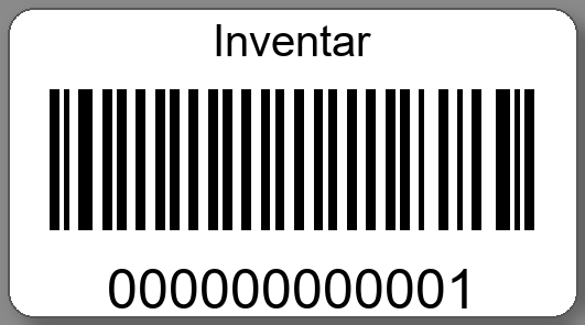 Inventaretiketten 45x25mm PE-Etiketten weiß Inventar