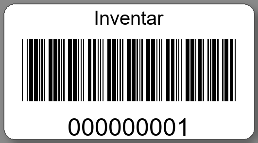 Inventaretiketten 45x25mm PE-Etiketten weiß Inventar