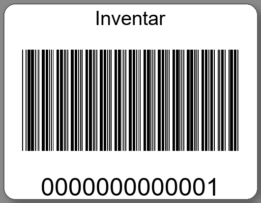 Inventaretiketten 45x35mm PE-Etiketten weiß Inventar