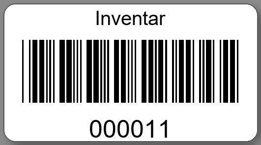 Inventaretiketten 45x25mm PE-Etiketten weiß Inventar
