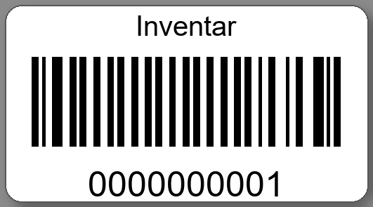 Inventaretiketten 45x25mm PE-Etiketten weiß Inventar