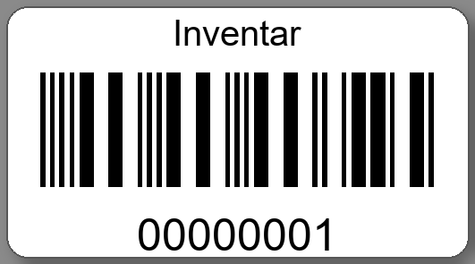 Inventaretiketten 45x25mm PE-Etiketten weiß Inventar